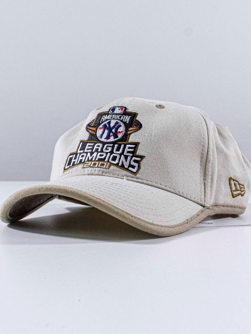 Vintage New York Yankees 2001 AL Champions Hat New Era MLB Cap Y2K NY Baseball